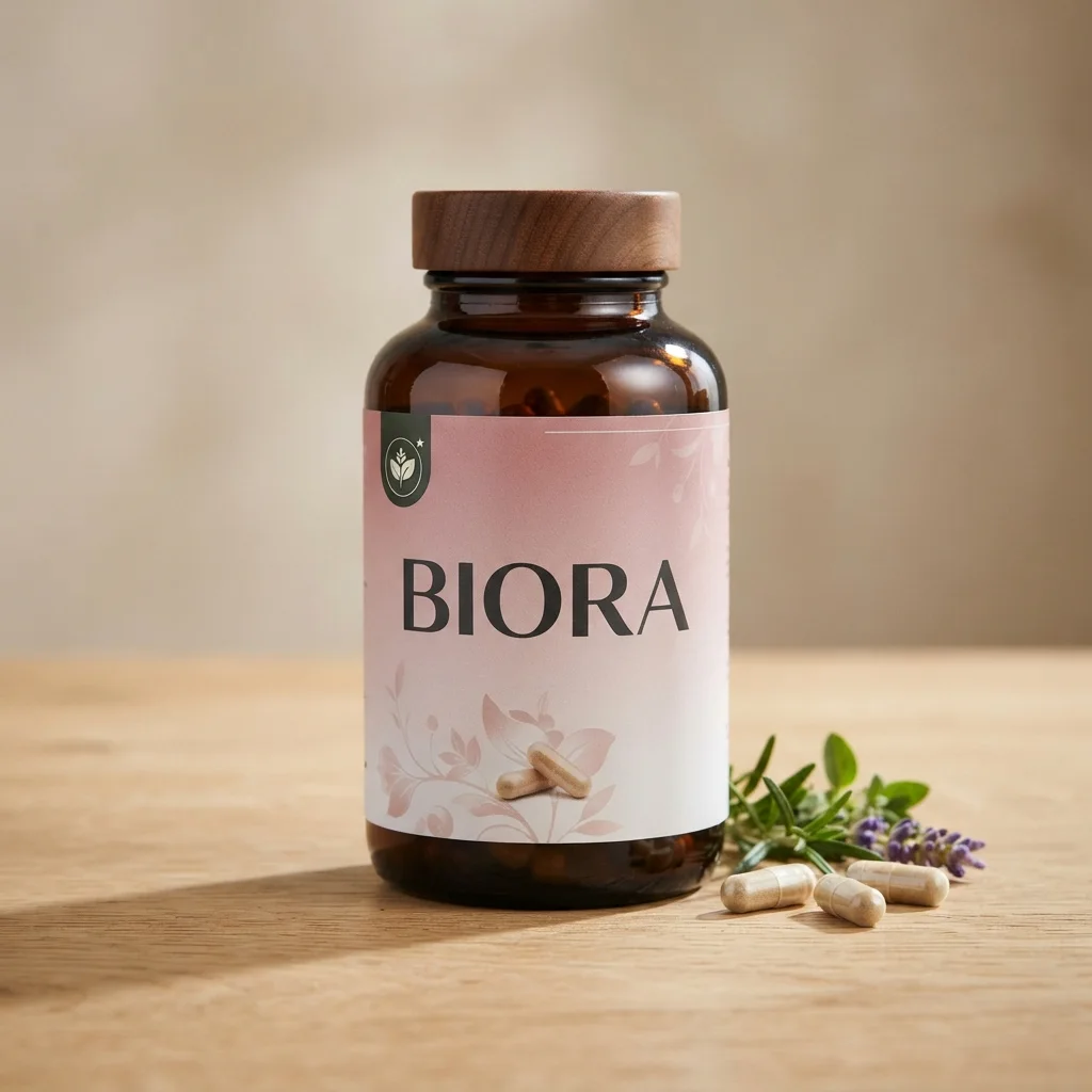 Biora valkoinen apteekkipullo